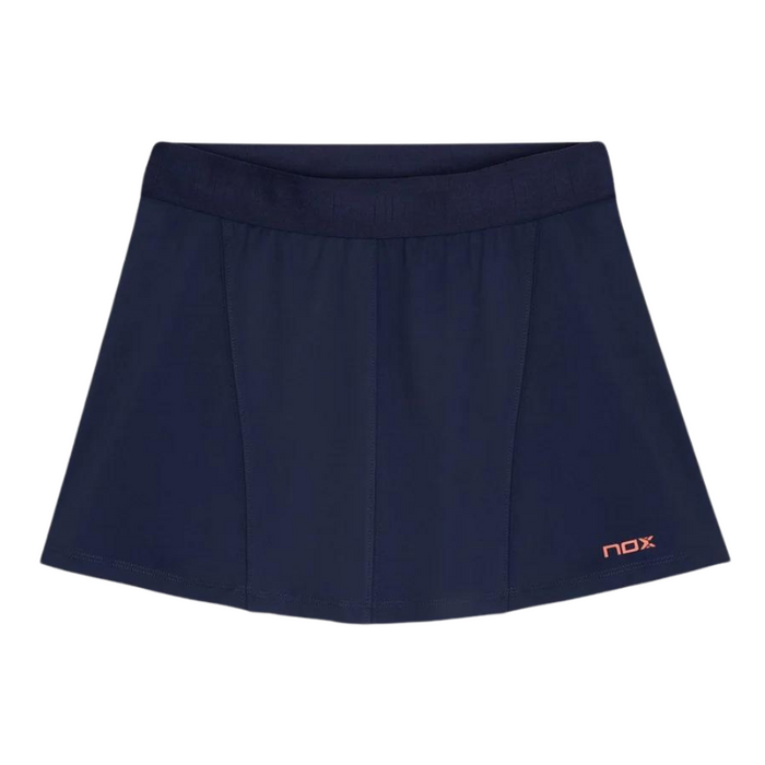Jupe Nox Pro Bleu Marine Femme Face - Esprit Padel Shop
