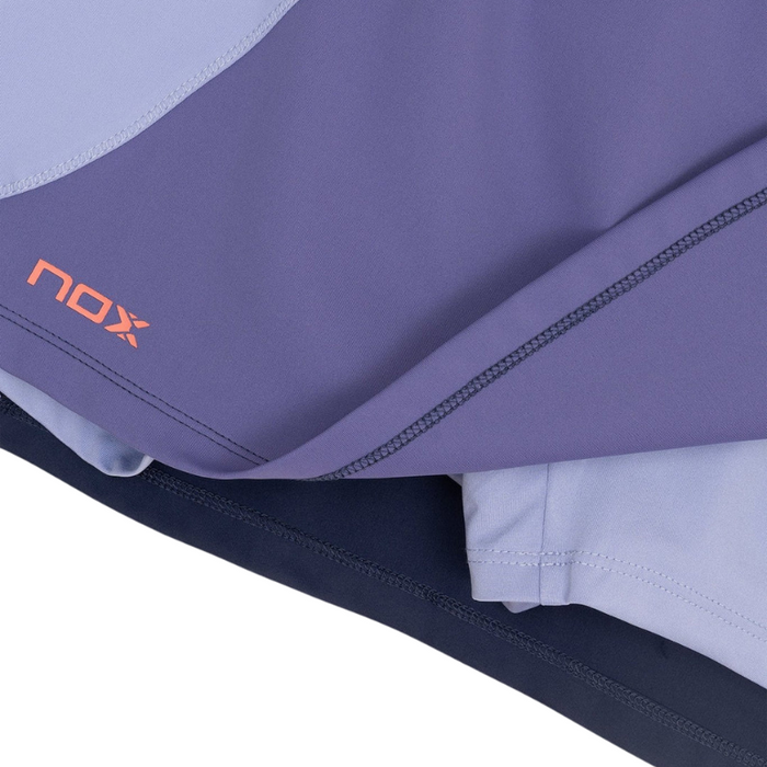 Jupe Nox Pro Violet Femme Zoom - Esprit Padel Shop