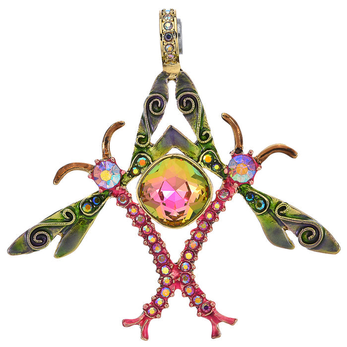 Kissing Dragonfly Magnetic Enhancer (Goldtone)