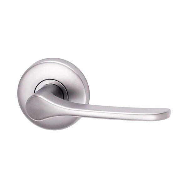 Lockwood Saltbush L34 Velocity Dummy Lever Large Round Rose Satin Chrome Pearl - The Blue Space