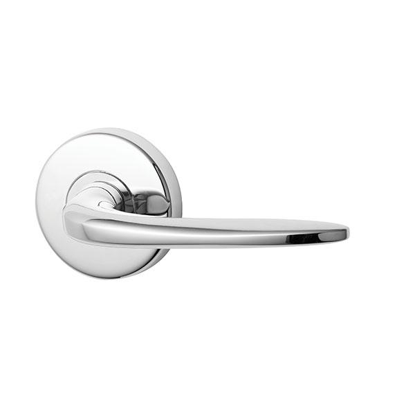 Lockwood Summit L1 Velocity Dummy Lever Set Large Round Rose Satin Chrome Pearl  - The Blue Space