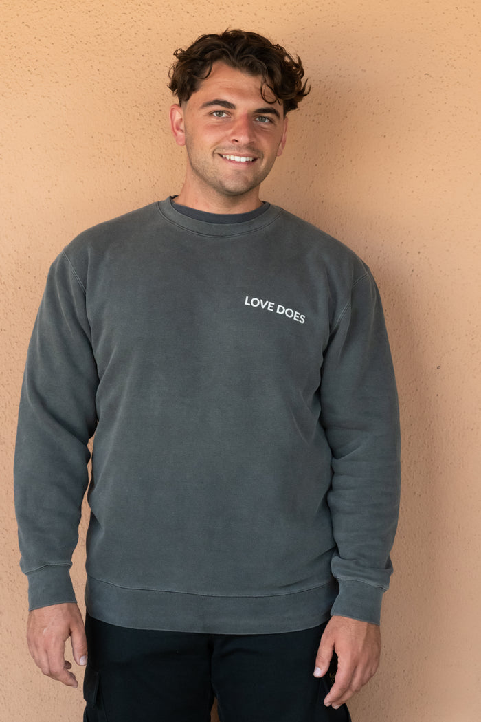 Love Does Crewneck Sweatshirt