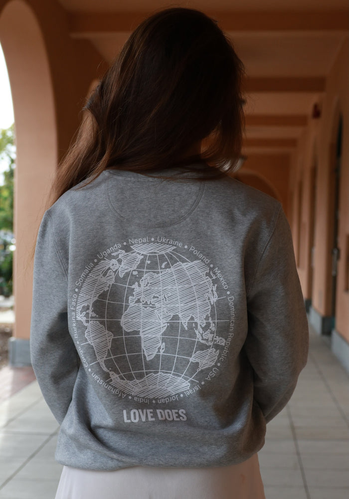 Love Is Never Stationary Crewneck