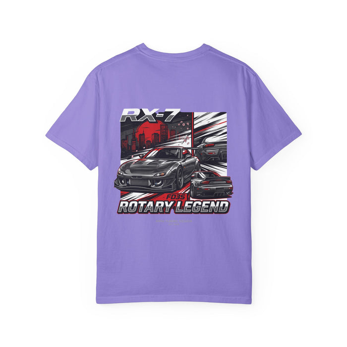 Mazda RX-7 Rotary Legend T-Shirt — JDM Sport Car Graphic Tee | MPM Tuning Design