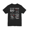 Mechanic Parts Tee — Brake, Clutch & Transmission Diagram Graphic T-Shirt | MPM Tuning Design