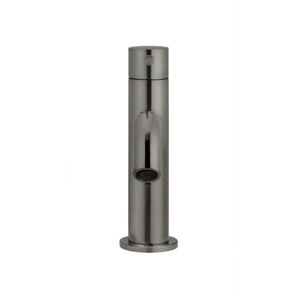 Meir Round Piccola Curved Basin Mixer Shadow - The Blue Space