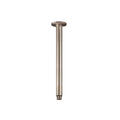 Meir Round Ceiling Shower Arm 300mm Champagne | The Blue Space