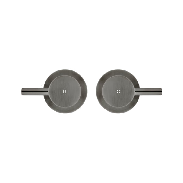 Meir Round Quarter Turn Wall Top Assemblies Shadow - The Blue Space