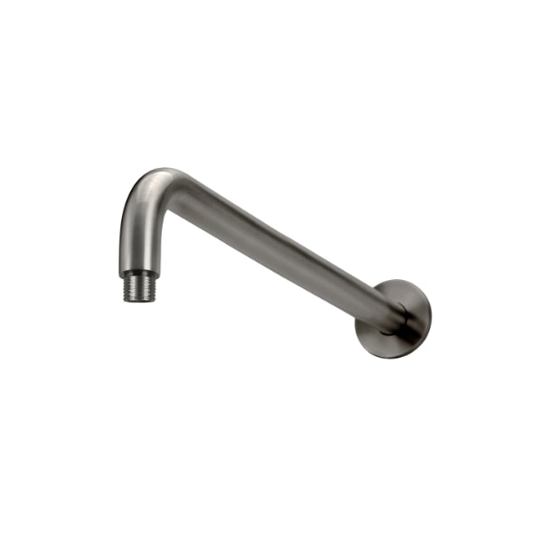 Meir Round Curved Shower Arm 400mm Shadow - The Blue Space