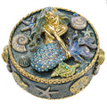 Mermaid Oceana Memory Box (Goldtone)