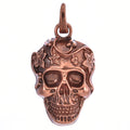 Metallic Skull Enchanted Forest Open Ring Charm (Copper Ox)