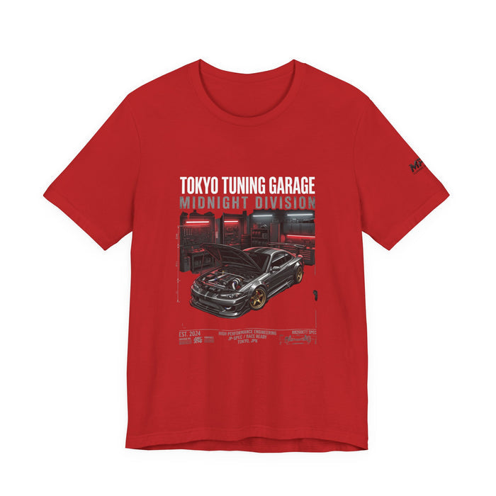 Midnight Division Tee — Retro Racing Graphic T-Shirt