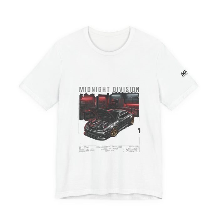 Midnight Division Tee — Retro Racing Graphic T-Shirt