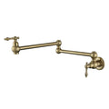 Modern National Bordeaux Cold Water Kitchen Pot Filler Tap Brushed Bronze - Online at  The Blue Space