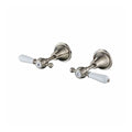 Modern National Bordeaux Wall Top Assemblies Brushed Nickel  - Online at The Blue Space