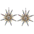 Moondust Starlight Dreamer Leverback Earrings (Sterling Silvertone)