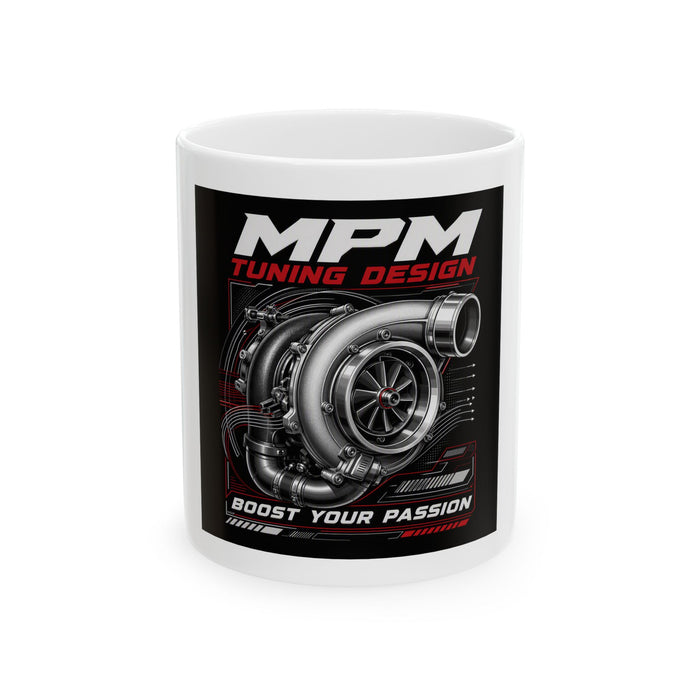 MPM Boost Your Passion Turbocharger Mug — 11oz & 15oz Ceramic | MPM Tuning Design