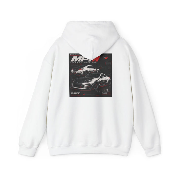 MPM Car Graphic Heavyweight Hoodie — Automotive Fleece Pullover | MPM Tuning Design