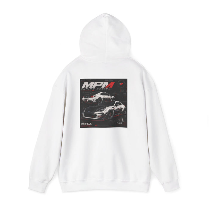 MPM Car Graphic Heavyweight Hoodie — Automotive Fleece Pullover | MPM Tuning Design