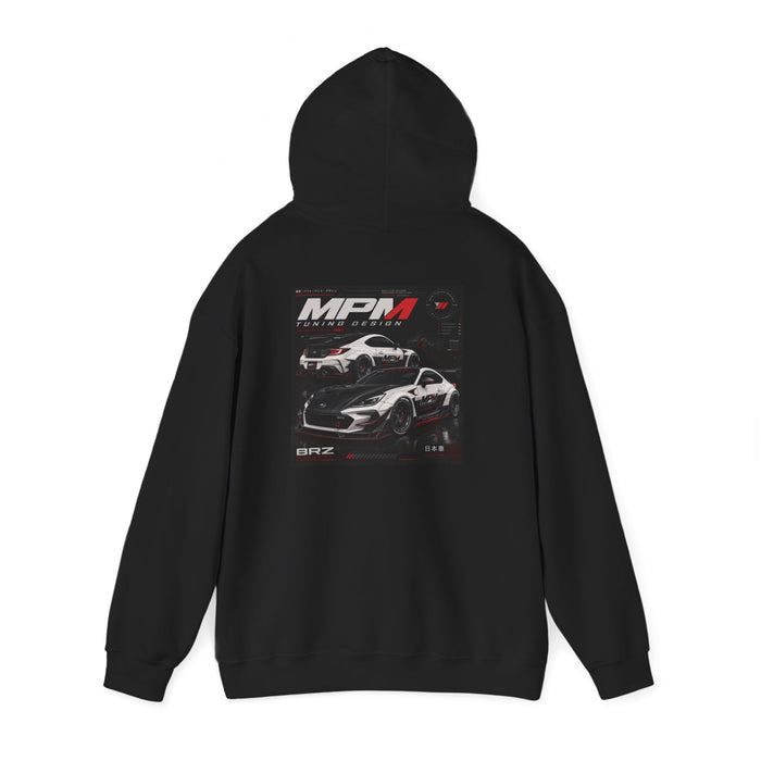 MPM Car Graphic Heavyweight Hoodie — Automotive Fleece Pullover | MPM Tuning Design