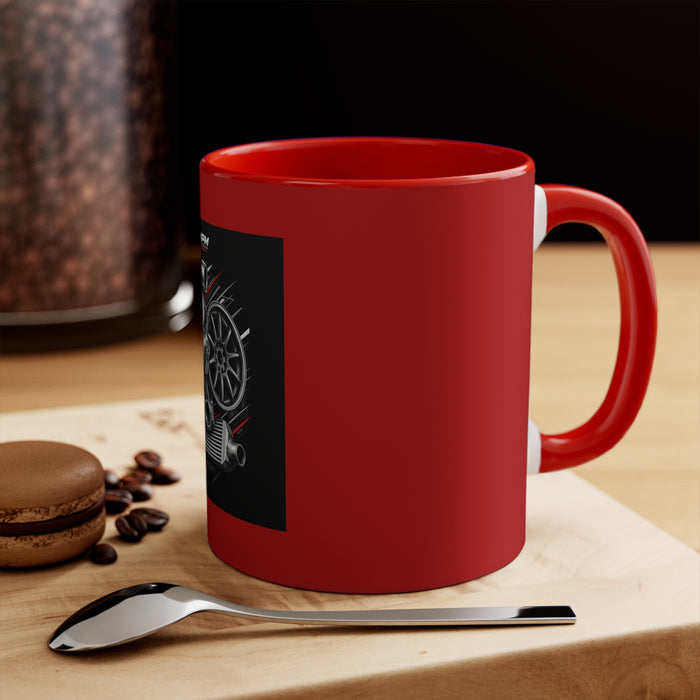 MPM JDM Pit Crew Coffee Mug — 11oz Racing Car Ceramic Accent Mug