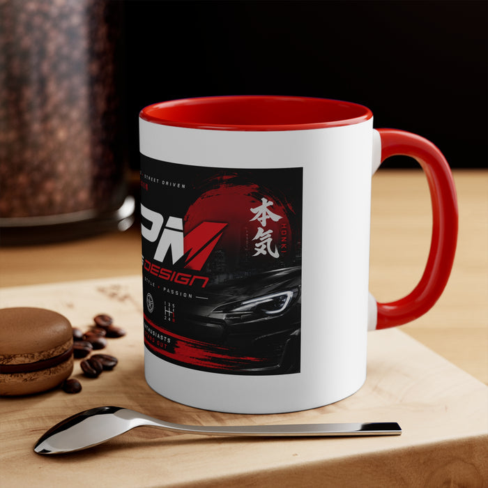 MPM Track Night Coffee Mug — 11oz JDM Motorsport Ceramic Accent Mug