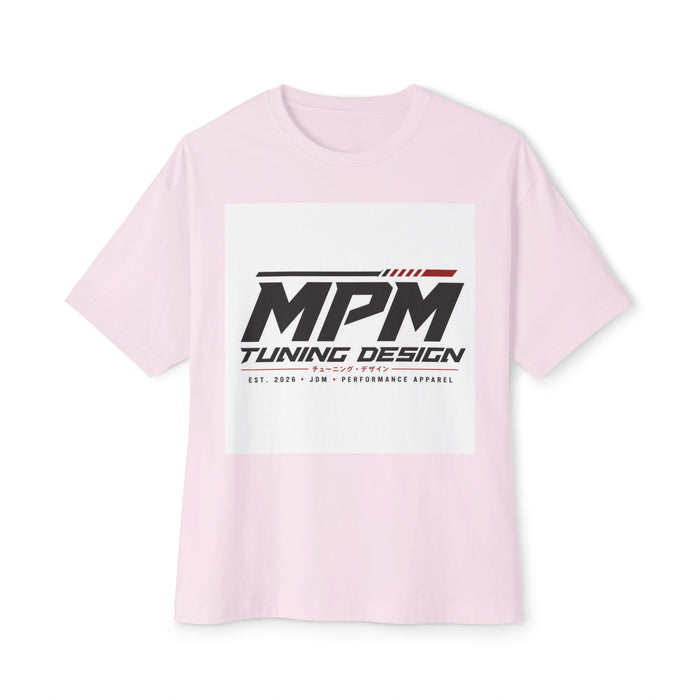 MPM Tuning Design Oversized Tee — Performance Car Logo Boxy Shirt | MPM Tuning Design