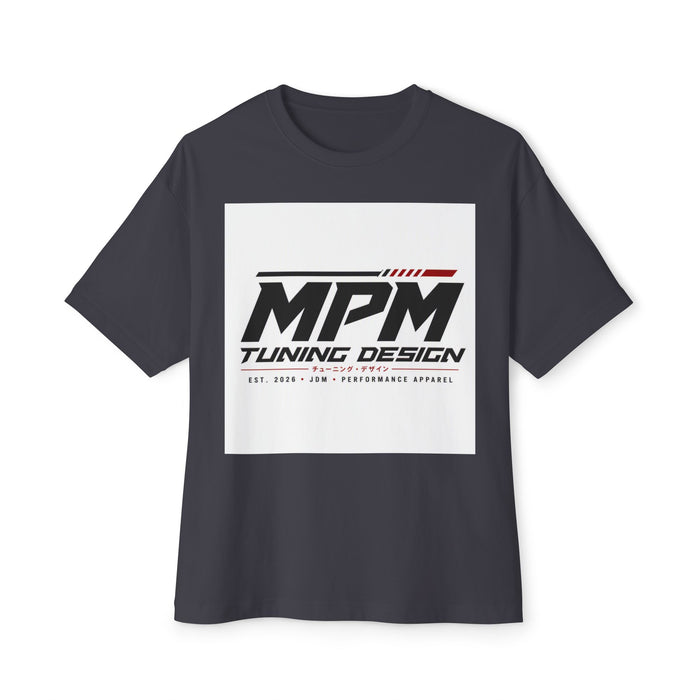 MPM Tuning Design Oversized Tee — Performance Car Logo Boxy Shirt | MPM Tuning Design