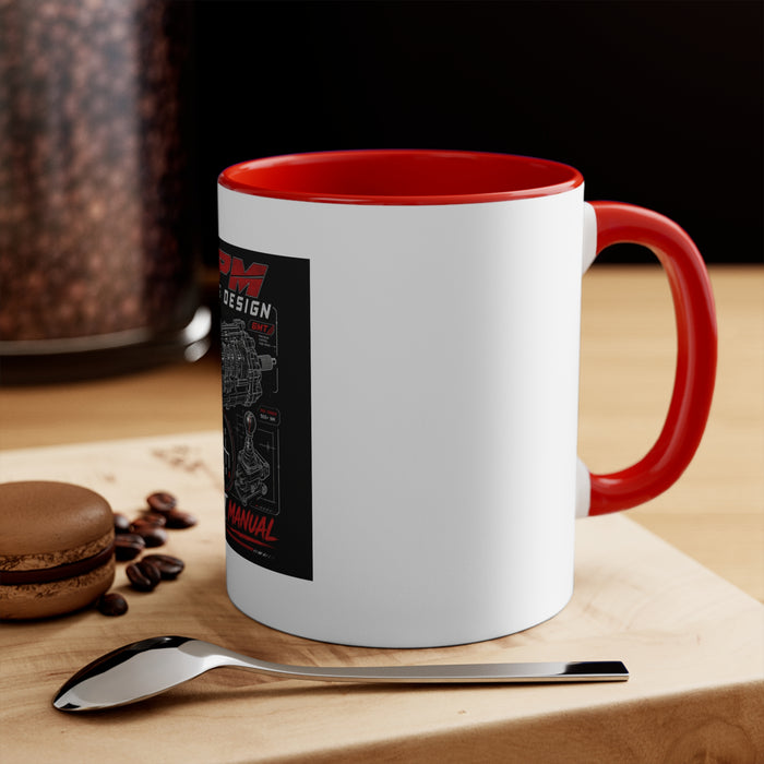 MPM Workshop Garage Coffee Mug — 11oz Red Interior Racing Accent Mug