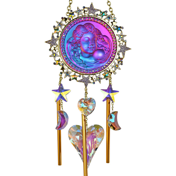 Mystic Dream Angel Wind Chime (Goldtone/Mystic Iridis)