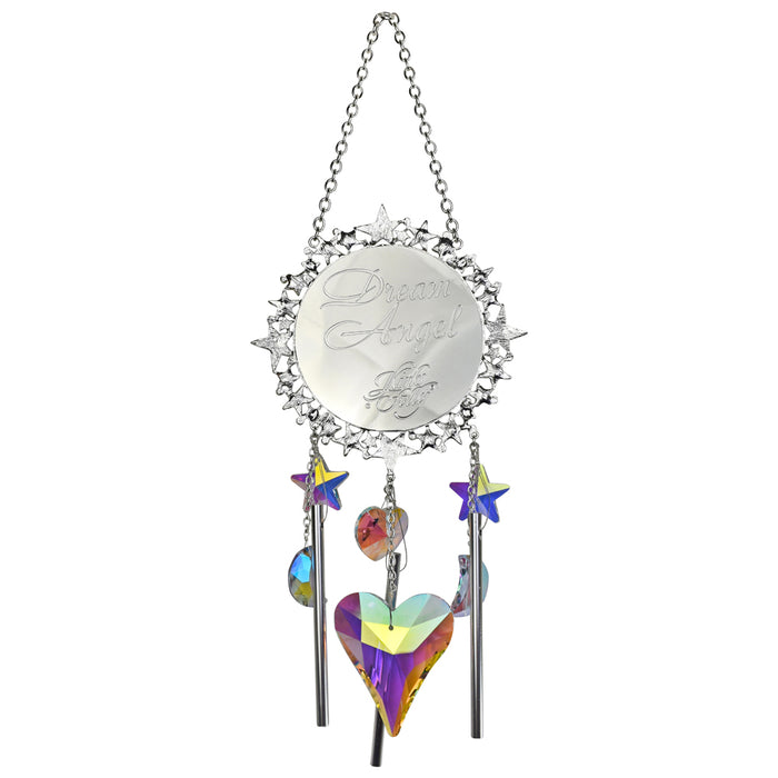 Mystic Dream Angel Wind Chime (Sterling Silvertone/Mystic Iridis)