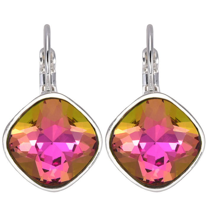 Mystic Dreamer Leverback Earrings (Sterling Silvertone/Mystic Iridis)