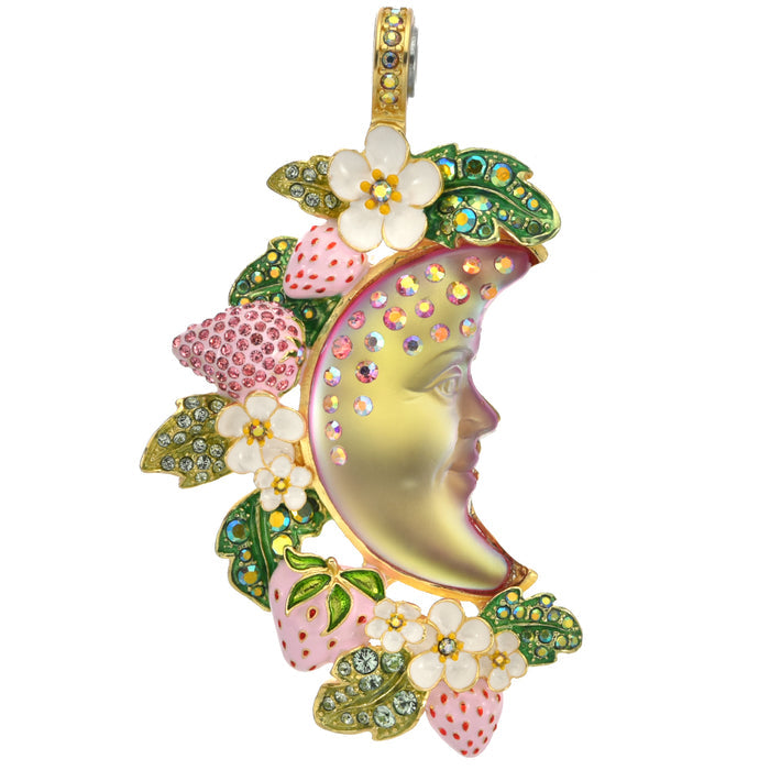 Mystic Goddess Moon Shadow Strawberry Magnetic Enhancer (Goldtone/Mystic Moonlight)
