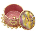 Mystic Sweetheart Seaview Moon 50mm Treasure Box (Goldtone/Mystic Moonlight)