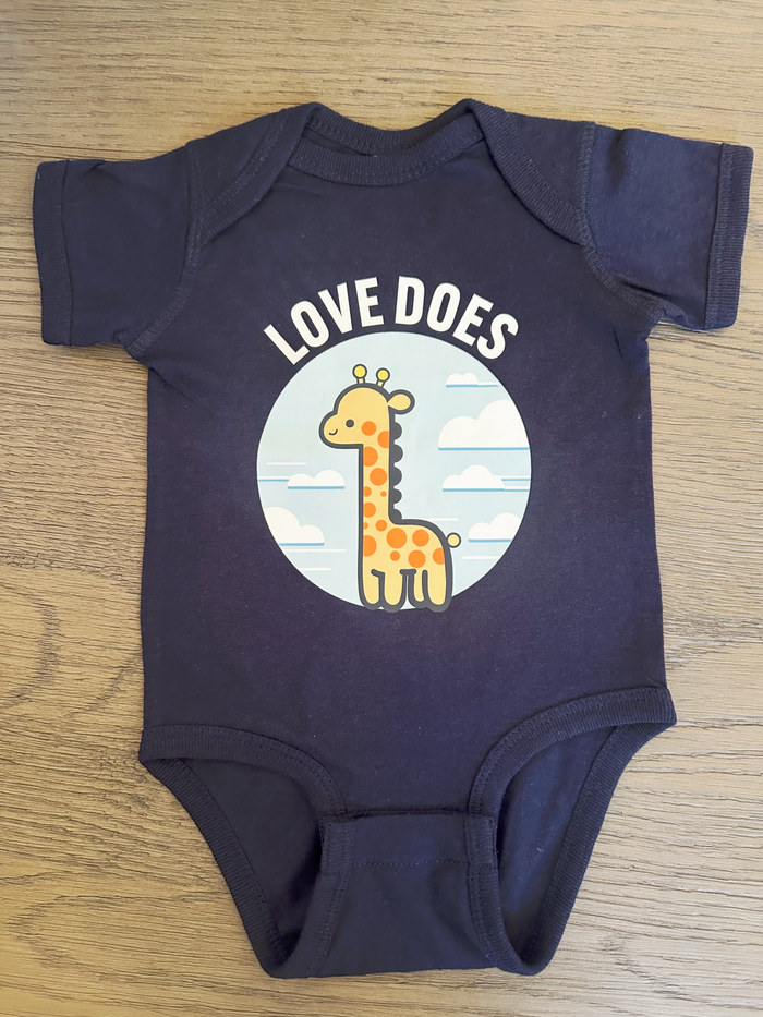 Navy Baby Onesie