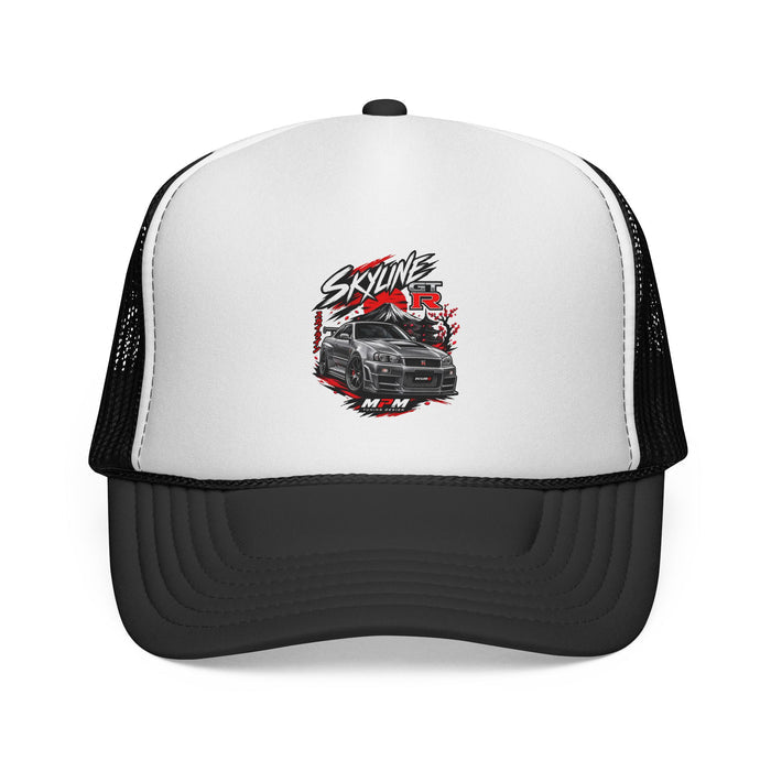 Nissan Skyline GTR Trucker Cap — JDM Car Snapback Hat | MPM Tuning Design