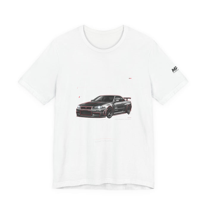Nissan Skyline R34 JDM Graphic T-Shirt – MPM Tuning Design