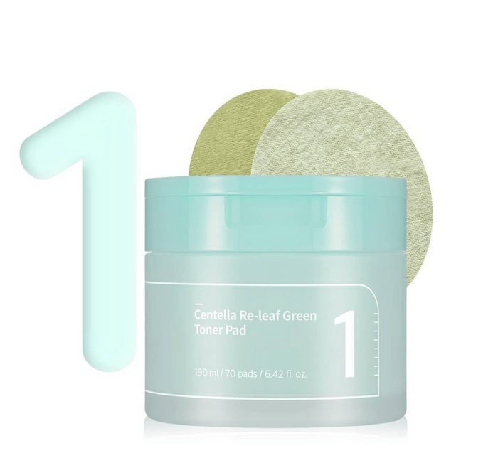 NUMBUZIN No.1 Centella Re-Leaf Green Toner Pad 190ml/70pads