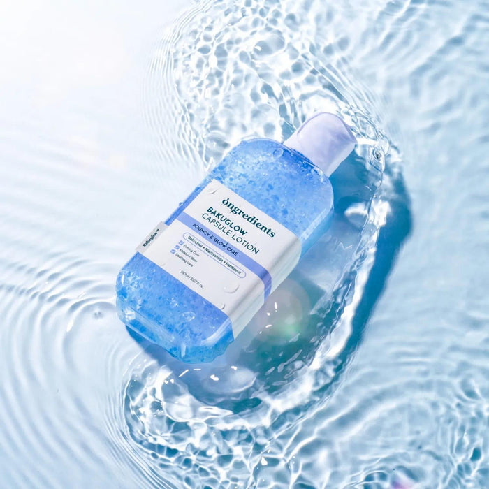 ONGREDIENTS Bakuglow Capsule Lotion 150ml 5.07 fl. oz