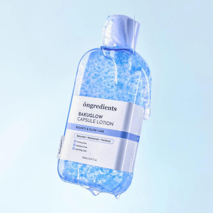 ONGREDIENTS Bakuglow Capsule Lotion 150ml 5.07 fl. oz