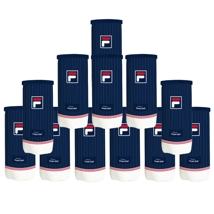 Pack de 12 tubes de balles Fila Premium Padel - Esprit Padel Shop