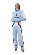 Parson Track Pant - Dusty Blue Mix