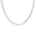 Party Princess Paper Clip Necklace (Sterling Silvertone)