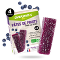 Pâte de fruits BIO Overstim Myrtille x4 - Esprit Padel Shop