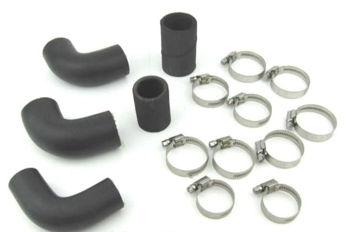 Bowman with hose clips