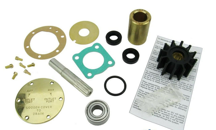 Perkins 4.99 raw water pump, impeller & service kit