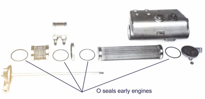 Perkins M90 heat exchanger & oil cooler seal kits