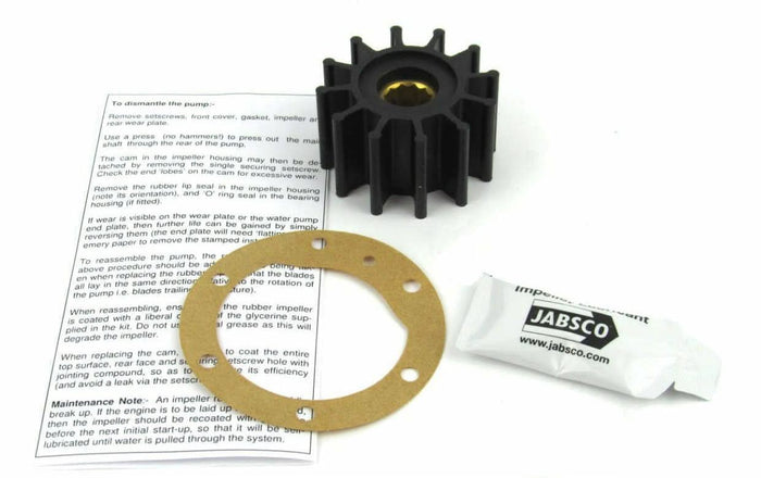 Perkins Prima M50 raw water pump impeller, service & rebuild kits