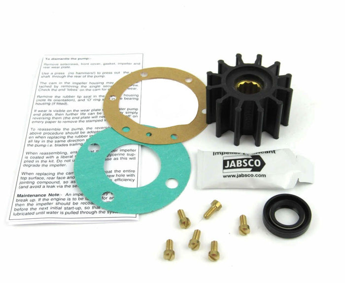 Perkins Prima M80T raw water pump impeller, service & rebuild kit