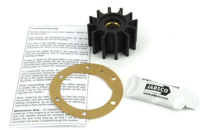 Perkins Prima M80T raw water pump impeller, service & rebuild kit